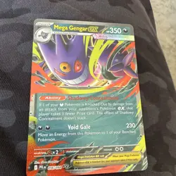 Mega Gengar ex (Phantasmal Flames 56/94) double rare Pokemon TCG card - Image 1