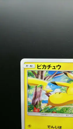 Pokemon Japanese Card Non-Holo Pikachu Nintendo 114/SM-P Alola Festival Promo - Image 2