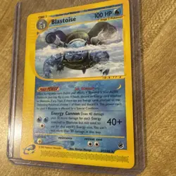 Blastoise 37/165 Reg. Non-Holo Expedition Set Pokemon Card - Image 3