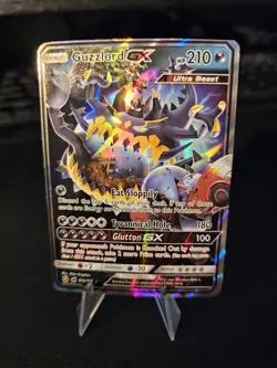 Pokemon Card Guzzlord GX 63a/111 Crimson Invasion Holo Ultra Rare Light Play - Image 1