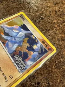 Onix 69/109 Team Rocket Returns Stamped Reverse Holo Pokemon Card 2004 LP - Image 3
