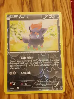 Zorua 89/113 Reverse Holo Legendary Treasures Pokemon Card Near Mint - Image 1