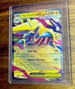 Pokemon Card Mega Manectric ex - Double Rare ME01: Mega Evolution 050/132 NM - Image 1