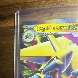 Pokemon Card Mega Manectric ex - Double Rare ME01: Mega Evolution 050/132 NM - Image 2