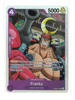 Franky SR OP09-072 Emperors in the New World One Piece TCG Card - Image 1