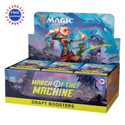 Magic The Gathering March of Machine Draft Booster Box 36 Packs Cards vehicle 195166207094 - Image 1