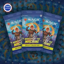 Magic The Gathering March of Machine Draft Booster Box 36 Packs Cards vehicle 195166207094 - Image 4