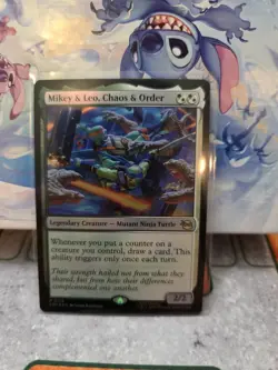 Teenage Mutant Ninja Turtles, Mikey & Leo, Chaos & Order - Foil - Image 1