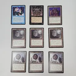 Lot of 9 Vintage Magic The Gathering MTG The Dark Cards Rare Uncommon 1994 NM/M - Image 1