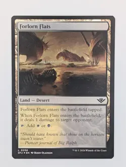 Forlorn Flats *Foil* - NM - Outlaws of Thunder Junction - MTG - Image 1