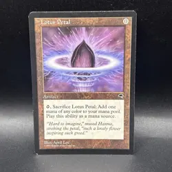 Lotus Petal - Tempest - Magic The Gathering - Vintage 1997 - Image 1