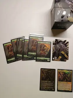 MTG UB Warhammer 40k Tyranid Swarm Commander Precon Deck Opened - Image 5