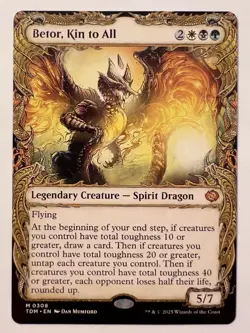 MTG Betor, Kin to All Showcase Edition #0308 Tarkir: Dragonstorm Regular Card - Image 1