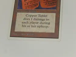 Magic The Gathering MTG Copper Tablet Unlimited Light Play RARE VINTAGE - Image 3