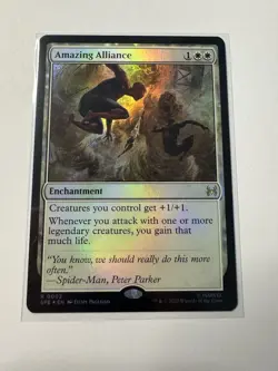Amazing Alliance (FOIL) ✅ Spiderman ✅ Magic The Gathering (mtg) - Image 1
