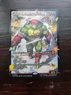 Raphael, the Nightwatcher (Showcase) Teenage Mutant Ninja Turtles Foil MTG - Image 2