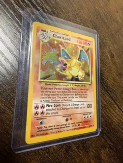 Charizard 4/102 Base Set 1999 Holo Pokemon Card WOTC Vintage - Image 1