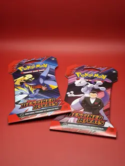 Pokemon TCG Destined Rivals Sleeved Booster Pack Factory Sealed-Lot Of 2 - Image 3