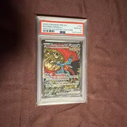 PSA 10 - 2025 Pokemon Prismatic Evolutions ROARING MOON EX #162 (7643) - Image 3