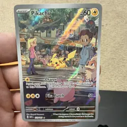 Pokemon Pikachu Illustration Rare Holo Scarlet & Violet 151 122/165 60 HP - Image 2