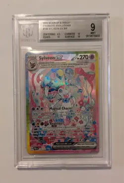 2025 Pokemon SV EN-PRISMATIC EVOLUTIONS 156/131 SYLVEON ex SIR GEM MINT BGS 9.5 - Image 1