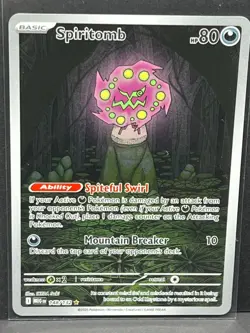 2025 Pokemon Mega Evolution Spiritomb Illustration Rare #148/132 - Image 1