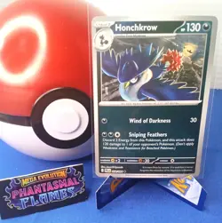 Honchkrow - Phantasmal Flames 058/094 - Reverse Holo - NM - Pokemon - Image 1