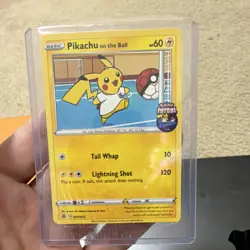 Pokemon Pikachu on the Ball Futsal Promo Regular 001/005 60 HP English SEALED - Image 1