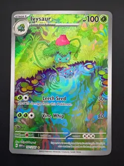 Ivysaur 167/165 Pokemon 151 Illustration Rare Near Mint (NM) 2023 - Image 1