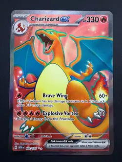 Charizard ex 183/165 Pokemon 151 Ultra Rare Near Mint (NM) 2023 - Image 1