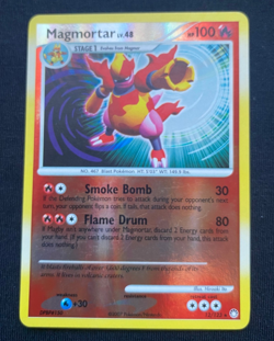 Pokemon TCG Magmortar Mysterious Treasures 12/123 Holo (LP) - Image 1