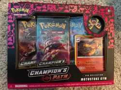 Pokemon Champion's Path Motostoke Gym Pin Collection Box (x1) Brand New 820650804847 - Image 1