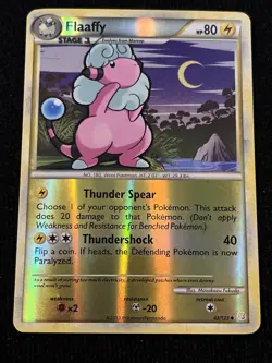 Pokemon Flaaffy 42/123 Reverse Holo Heartgold Soulsilver Base Set - Image 1