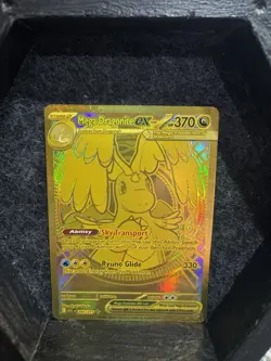 Mega Dragonite Ex 295/217 GOLD HYPER RARE POKEMON ASCENDED HEROES Mint/NM Fresh - Image 4