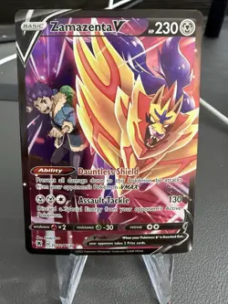 Zamazenta V TG22/TG30 Astral Radiance Trainer Gallery Holo Full Art Pokemon - Image 1