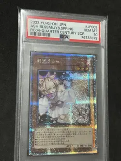 Yu-Gi-Oh 2023 Ash Blossom & Joyous Spring 25th PSA10 Japanese - Image 1
