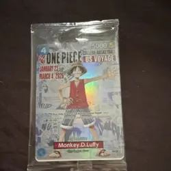 Bandai Monkey.D.Luffy P-055 Promo Full Art Holo One Piece US Voyage Card - Image 1