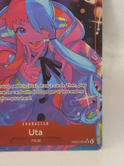 One Piece TCG Uta Eb03-003 Alt Art - Image 4