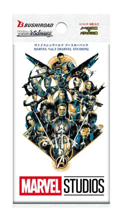 Weiss Schwarz Booster Pack MARVEL Vol3 Box 12 Packs MARVEL STUDIOS Trading Cards - Image 2