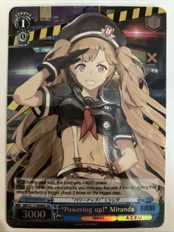 Weiss Schwarz: Goddess of Victory: Nikke: Powering Up! Miranda SR (NM) English - Image 1