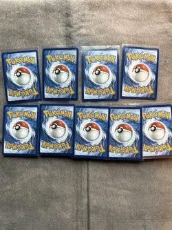 Prismatic Evolutions Surprise Box Stamped EX Promo Cards 9/9 Complete Set Raw NM - Image 2