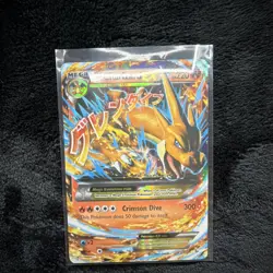 Pokemon M Charizard EX Ultra Rare Holo XY Fire Dragon 13/106 220 HP Card English - Image 1