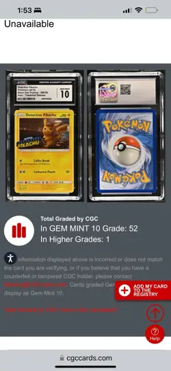 CGC 10 Detective Pikachu Black Star Promo Card Sealed 2019 Pokemon - Image 3