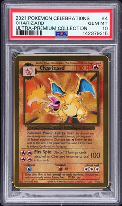 PSA 10 Charizard (Celebrations Metal Card) 004/102 💎 - Image 1
