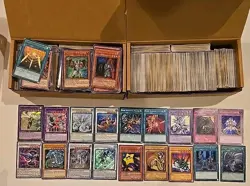 Yugioh 1700+ Mixed Card Lot- 100+ Holos & Rares- Modern Vintage Mix - Image 1
