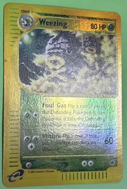Pokemon TCG - Weezing 70/165 Expedition Reverse Holo Rare Card NEAR MINT NO PLAY - Image 2