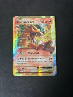 Pokemon Charizard EX Ultra Rare Holo Basic Card 12/108 2016 - NEAR MINT - Image 1