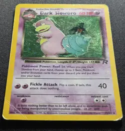 [HP] Dark Slowbro Holo Rare 8/110 Team Rocket Vintage Pokemon Card - Image 2