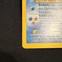 Pokemon TCG Light Azumarill Holo Rare Card 13/105 Neo Destiny 2000 - Image 5