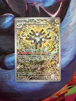 Pokemon TCG Magneton SV 159 Black Star Promo Card Near Mint - Image 1
